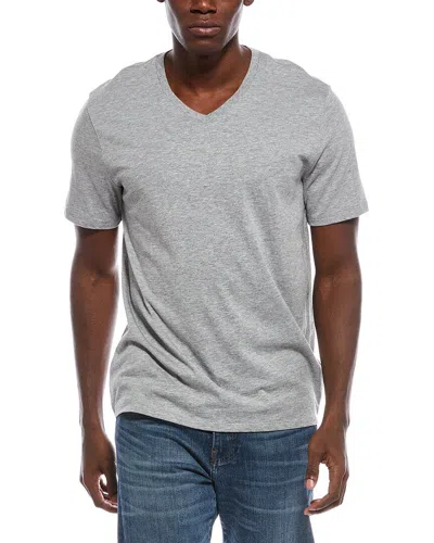 Vince V-neck T-shirt In Gray