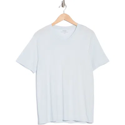 Vince V-neck T-shirt In Mist Blue