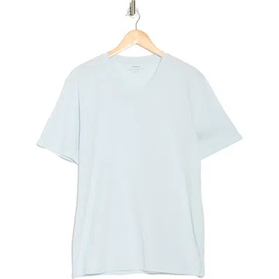 Vince V-neck T-shirt In Pale Blue