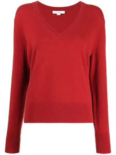 Vince Pullover Aus Wolle In Red