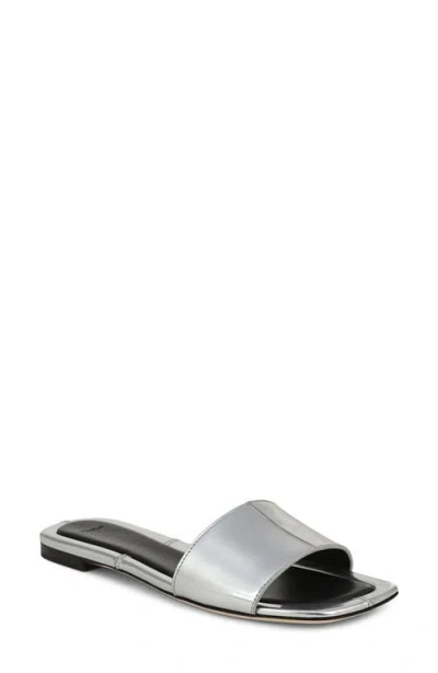 Vince Valeria Slide Sandal In Silver