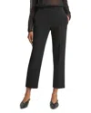 Vince Velvet-trim Pull-on Pants In Black In Black