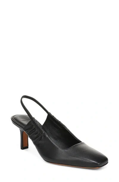 Vince 65mm Venice Leather Slingback Pumps In Black