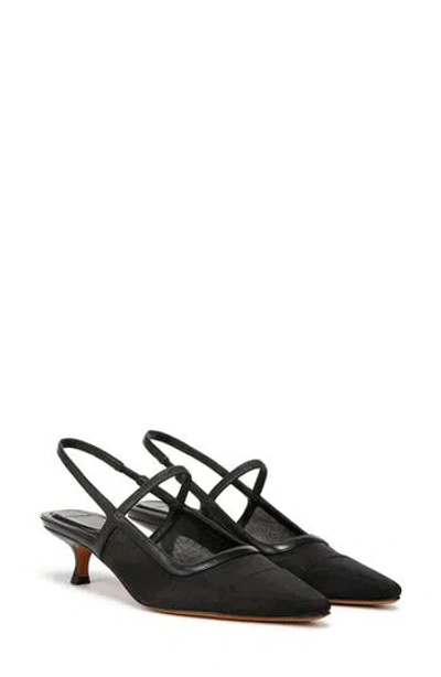 VINCE VINCE VENICE SLINGBACK POINTED TOE KITTEN HEEL PUMP