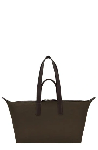 Vince Ventura Recycled Nylon Carryall Shoulder Bag In Brown