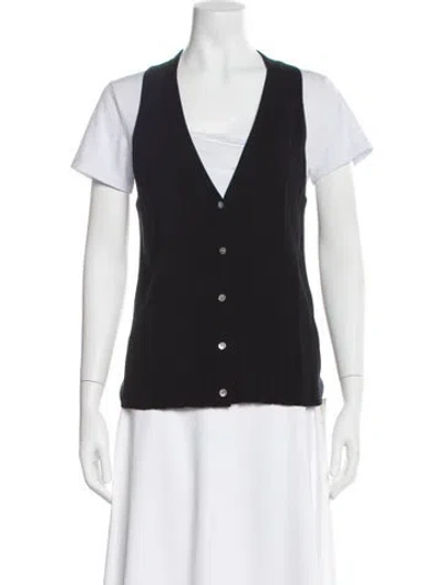 Pre-owned Vince Vest In Black