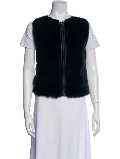 Pre-owned Vince Vest In Black