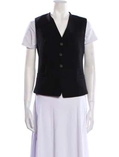 Pre-owned Vince Vest In Black