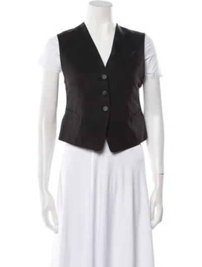 Pre-owned Vince Vest In Black