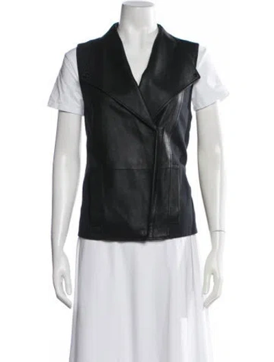 Pre-owned Vince Vest In Black