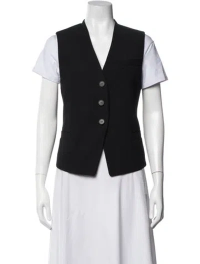 Pre-owned Vince Vest In Black