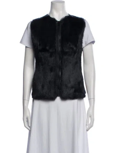Pre-owned Vince Vest In Blue