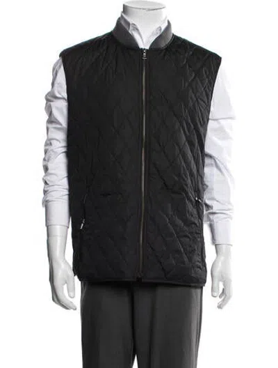 Pre-owned Vince Vest In Blue