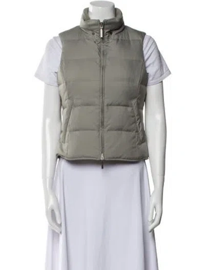 Pre-owned Vince Vest In Gray