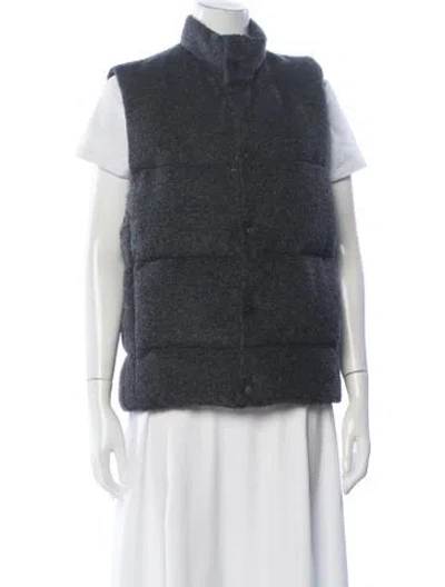Pre-owned Vince Vest In Gray