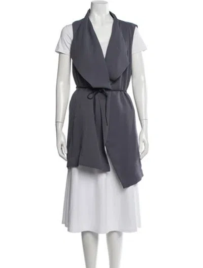 Pre-owned Vince Vest In Gray
