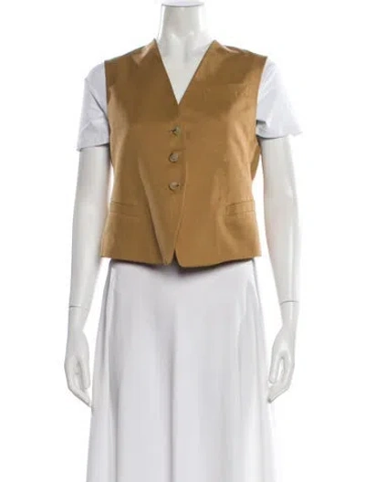 Pre-owned Vince Vest In Neutral