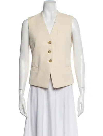 Pre-owned Vince Vest In Neutral