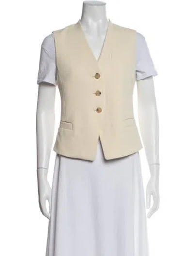 Pre-owned Vince Vest In Neutral
