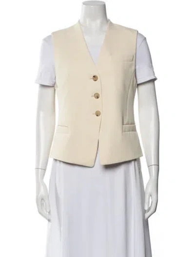 Pre-owned Vince Vest In Neutrals