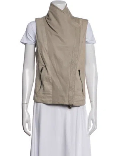 Pre-owned Vince Vest In Neutrals