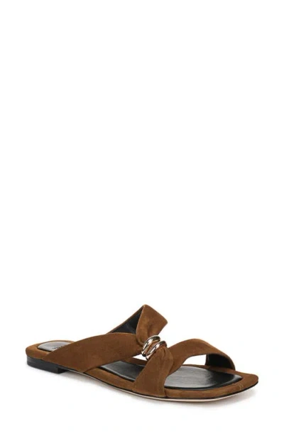Vince Vilma Two-strap Sandal In Brown
