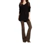 Vince Vintage Flare Corduroy Pants In Dark Caramel In Brown
