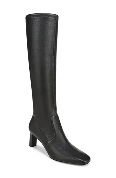 Vince Violette Leather Knee High Boot In Black