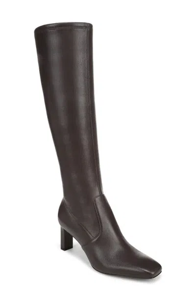 Vince Violette Leather Knee High Boot In Brown
