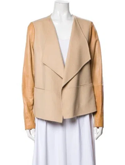 Pre-owned Vince Virgin Wool Jacket In Neutral