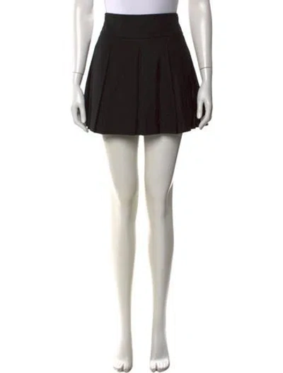 Pre-owned Vince Virgin Wool Mini Skirt In Black