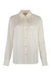 Vince Striped Cropped Shirt