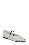 Vince Vivian Mary Jane Flat In White