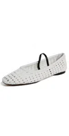Vince Vivian Mary Jane Flat In White