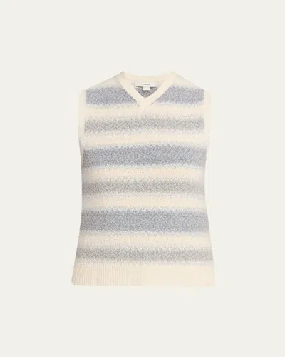 Vince V-neck Knit Summer Sweater Vest