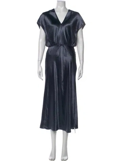 Pre-owned Vince V-neck Long Dress