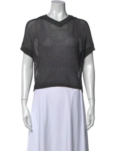 Pre-owned Vince V-neck Long Dress