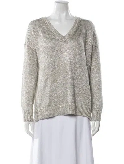 Pre-owned Vince V-neck Sweater