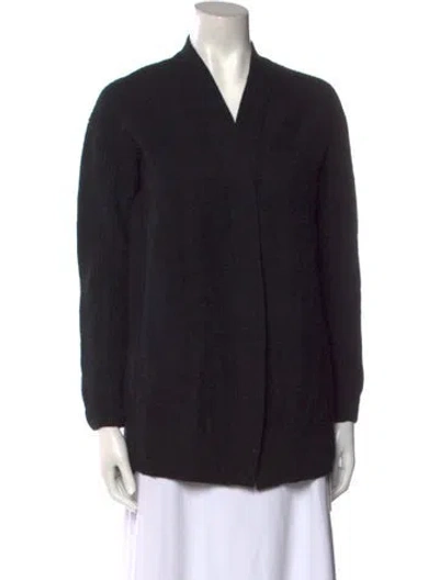 Pre-owned Vince V-neck Sweater In Black