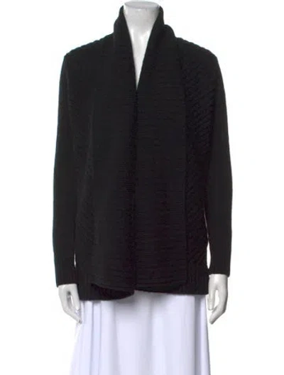 Pre-owned Vince V-neck Sweater In Black