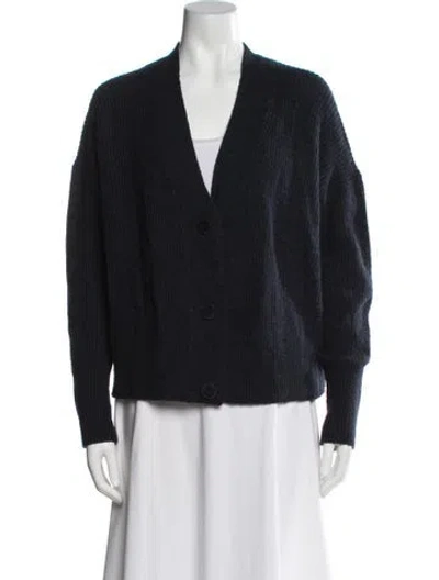 Pre-owned Vince V-neck Sweater In Blue