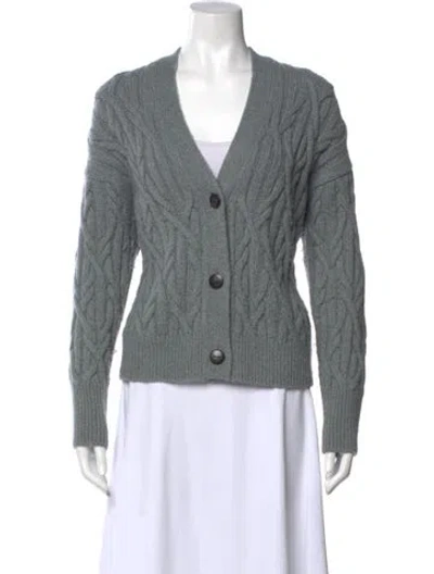 Pre-owned Vince V-neck Sweater In Blue