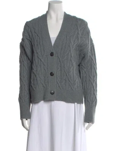 Pre-owned Vince V-neck Sweater In Blue