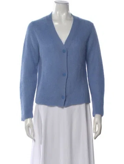 Pre-owned Vince V-neck Sweater In Blue
