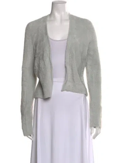 Pre-owned Vince V-neck Sweater In Gray