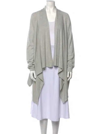 Pre-owned Vince V-neck Sweater In Gray