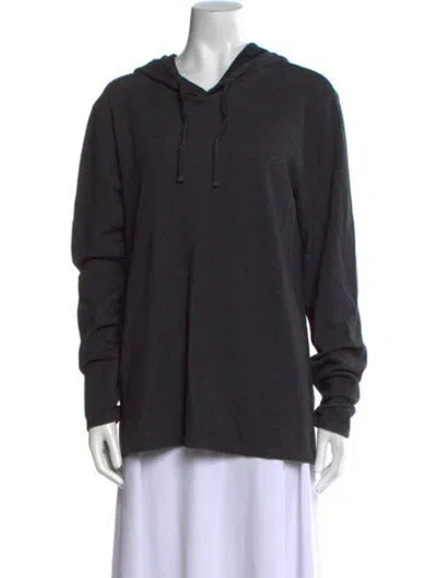 Pre-owned Vince V-neck Sweater In Gray