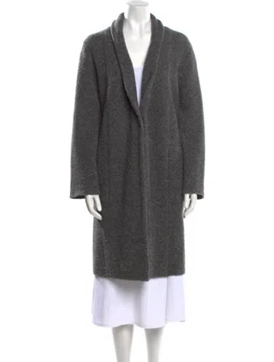 Pre-owned Vince V-neck Sweater In Gray