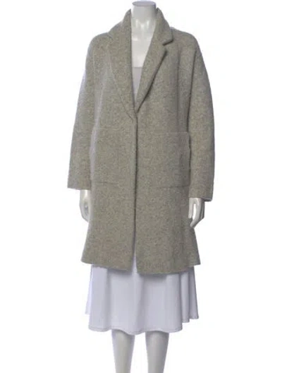 Pre-owned Vince V-neck Sweater In Gray