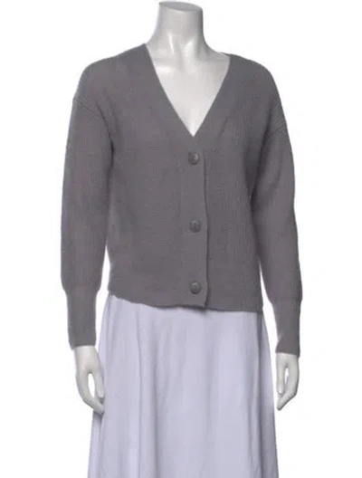 Pre-owned Vince V-neck Sweater In Grey